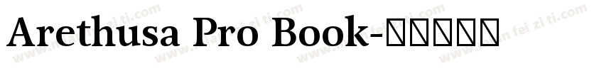 Arethusa Pro Book字体转换